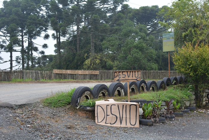 Com obras na pista, BR-280 tem dois pontos de interdição em Mafra