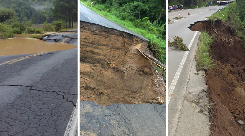 Liberado o tráfego para veículos leves na BR-280, na Serra de Corupá (SC) -  Estradas