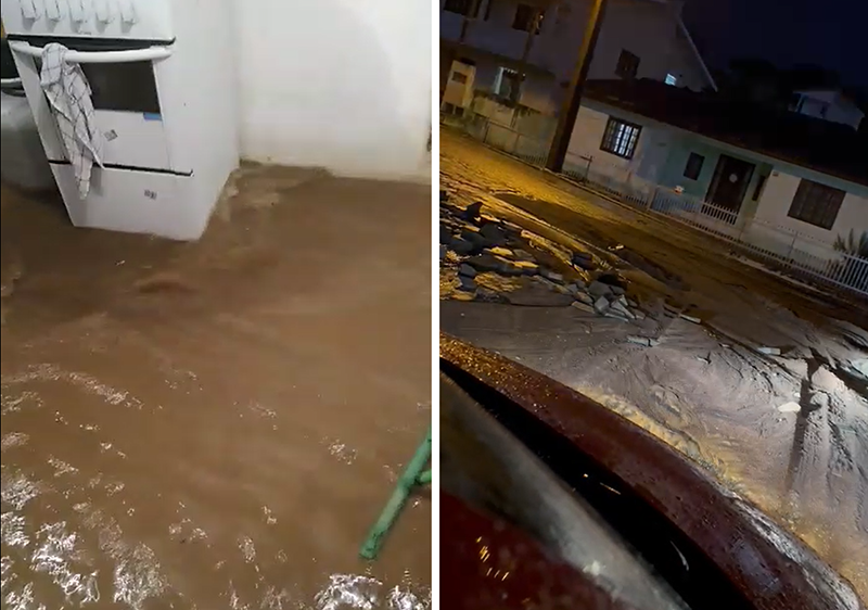 Forte Chuva Causa Estragos E Inunda Casas Em Itai Polis Veja Imagens